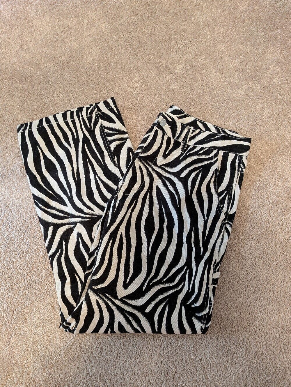 BDG URBAN OUTFITTERS Zebra Print Y2K Pants Sz 30